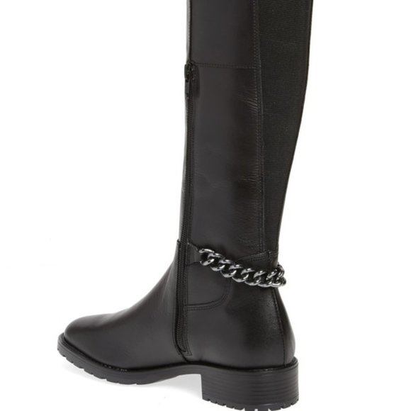 Kurt Geiger Black Over the Knee Boots - Picture 7 of 15